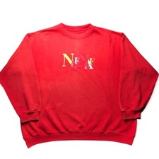 Naf Naf Rosso Vintage Felpa