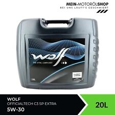 Wolf OfficialTech 5W-30 C3 SP Olio Motore Extra BMW LL-04 MB 229.31 OPEL 20 litri