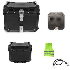 PER MALAGUTI MADISON 180   BAULETTO KAPPA VALIGIA 45LT NERO+PIASTRA E KIT PER P