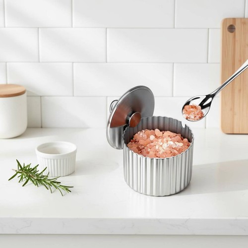 Saliera acciaio design - in,