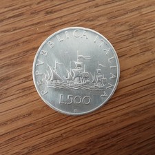  Moneta da 500 Lire in argento