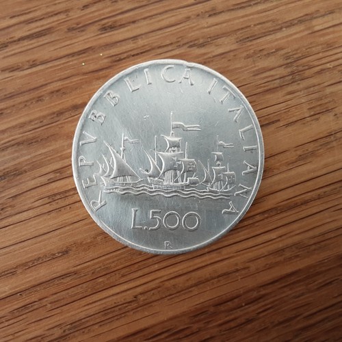Moneta 500 lire - moneta, in