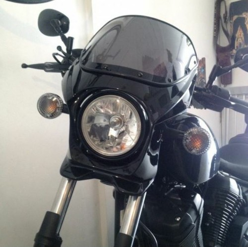 Cupolino moto sport nero - moto, fumè