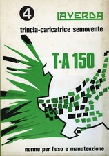 Trincia caricatrice Laverda TA 150 manuale uso e manutenzione