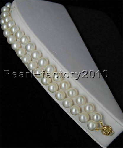 Bracciale perle bianche 8 - perle, 7,5-8"