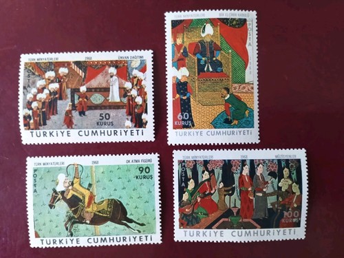 Francobolli turchia mnh 1968 - francobolli,