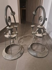 Lanterne Lampioni Stradali grandi Lampade da Esterno in Ferro Battuto primi 900