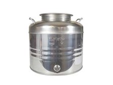 FUSTO INOX PER OLIO GRAFFATO