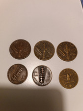 3 MONETE 10 CENTESIMI SPIGA