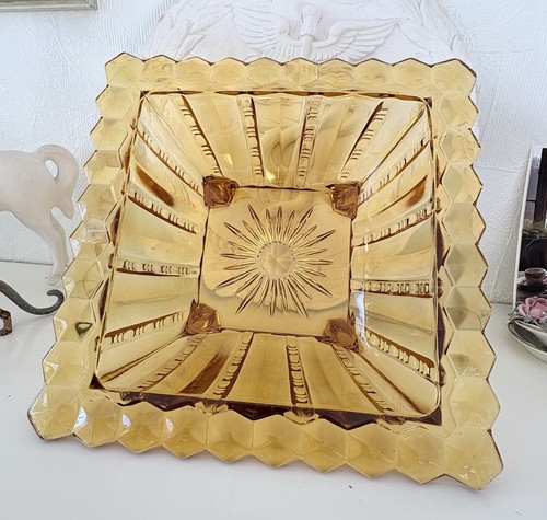 Art deko glas schale england - art,
