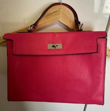 Borsa A Mano Rosa Fluo