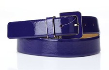 GIORGIO ARMANI Women's Purple Leather Belt Sz 48 New! 135218