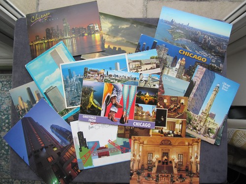 Postcards chicago - postcards, of