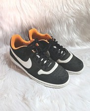 Nike Sky Team '87 Shoes Black White Orange 554997 002  size 11 Men EUR 45 EUC