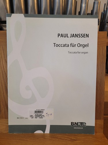 Paul janssen toccata - #, janssen: