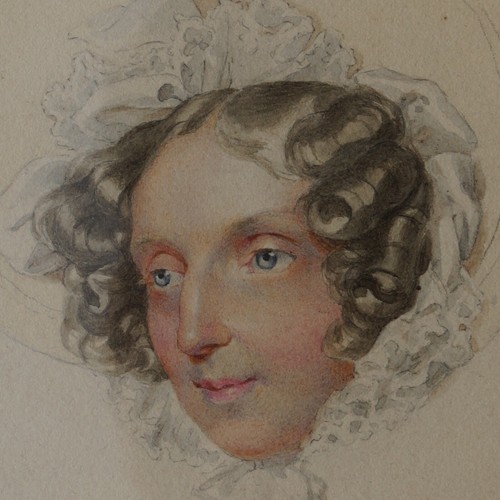 Biedermeier giovane donna con - donna,