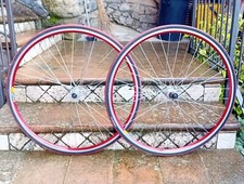  Coppia Ruote Per Copertoncino Shimano 6/7  Velocità Colnago Bianchi Eroica