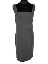 GAI MATTIOLO Abito Vestito Donna Lungo Lana Tweed Wool Woman Dress Sz.L - 46