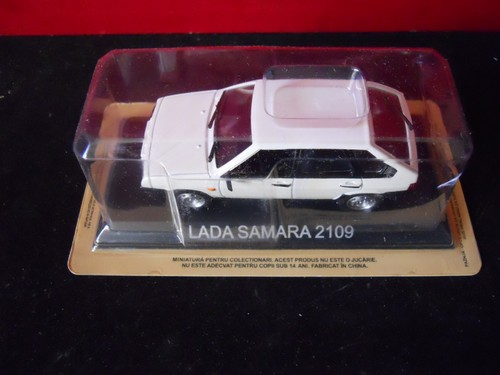 Lada samara 2109 white 43 - 2109, 1:43