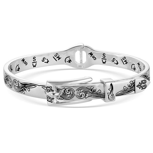 Bracciale western argento