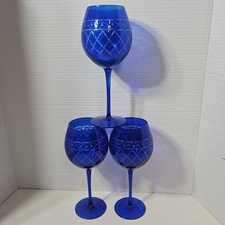 3 bicchieri da vino vintage