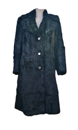 Pelliccia lunga lapin nero - lunga,