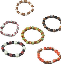 Set Di 6 Bracciali Con Perle