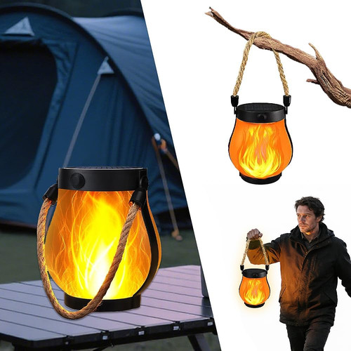 Solare fiamma luci 1 e - fiamma,