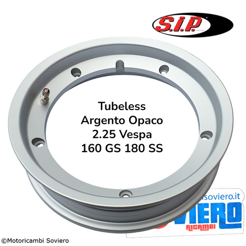Cerchio sip tubeless argento - sip,