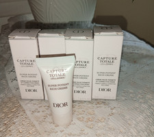 4x Christian Dior Capture Totale crema ricca super potente 0,17 once/5 ml nuove con scatola