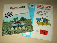  Prospectus BADALINI Fresatrici  Trattore Tracteur Tractor Traktor Prospekt 