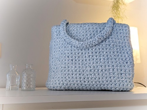 Borsa grande fettuccia - grande, in