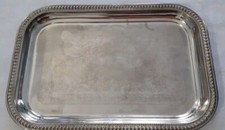 Vassoio Acciaio Placcato