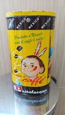 Scatola vuota 800g. Passalacqua vtg Caffè Mexico (K particolare sul coperchio)