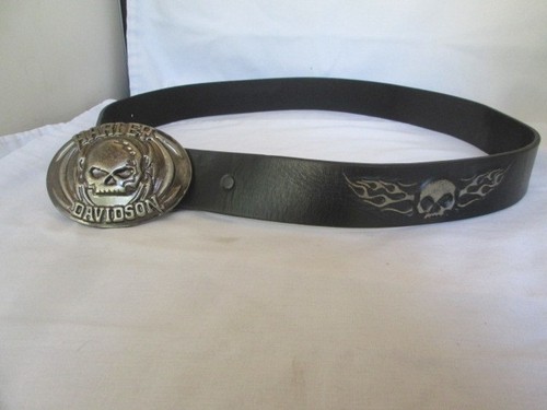 Fibbia cintura teschio harley - cintura,