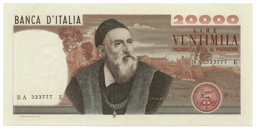 20000 lire banca italia - banca, d'italia