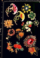 Spilla fiore stile vintage