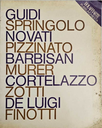 Catalogo bolaffi arte guidi - bolaffi,
