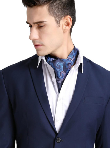 Ascot uomo eleganti seta - ascot,