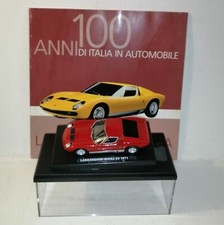 LAMBORGHINI MIURA SV 1971  100 ANNI CON FASCICOLO DE AGOSTINI SCALA 1/43
