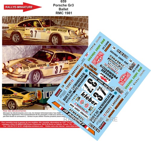 Decals ref 0659 porsche - decals,
