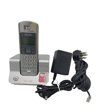 Philips DECT 521 Cordless grigio con alimentatore e cavo linea
