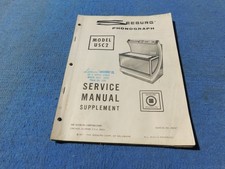 Seeburg USC2 Bandshell Firestar Manuale di servizio Supplemento # 498567