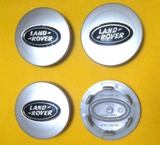 4 TAPPI COPRIMOZZO LAND ROVER RANGE EVOQUE DISCOVERY  62MM AFTERMARKET SILVER BL