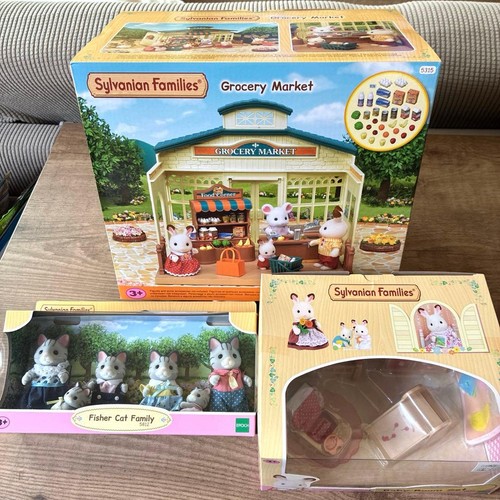 Sylvanian families mercato - families,