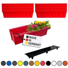 Pallet Fioriera 10er-Set Rosso
