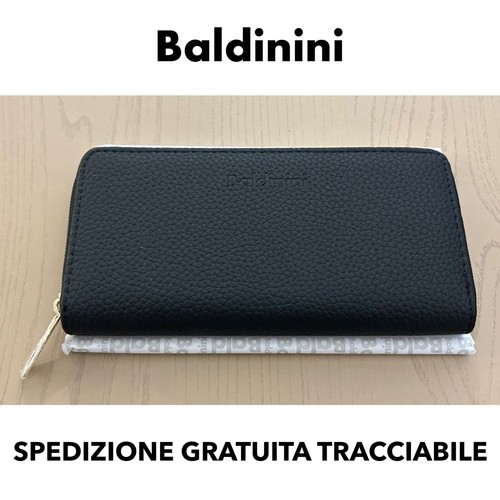 Portafoglio zip baldini nero - portafoglio,