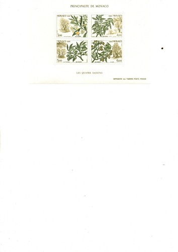Feuillet neuf monaco - feuillet, 4