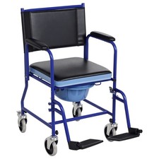 HOMCOM Sedia a Rotelle con WC