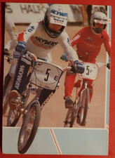 CARTOLINA BICI GARE DI BMX SKYWAY 1986 N°1